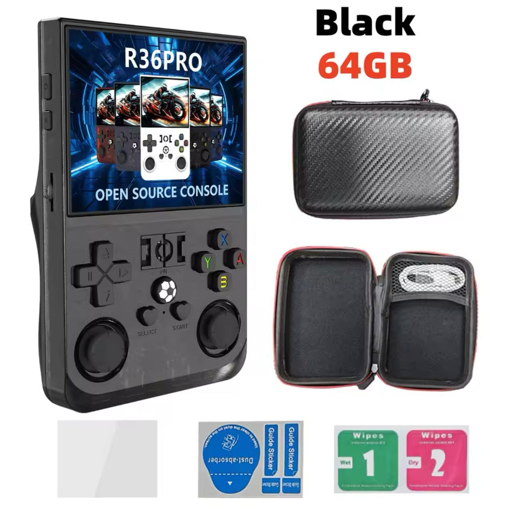 R36S Retro Handheld Video Game Console Linux System 3.5 Inch IPS Screen