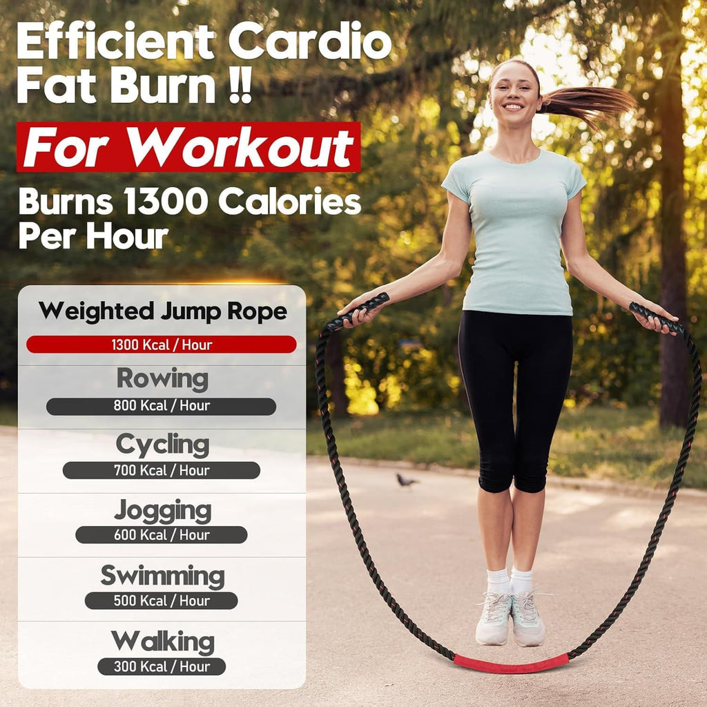 Jump Rope, Weighted Jump Rope for Men and Women