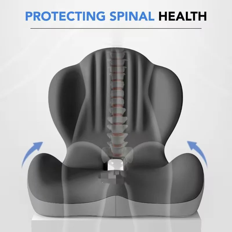 Elvix™ Posture Support Cushion - Back & Tailbone Support