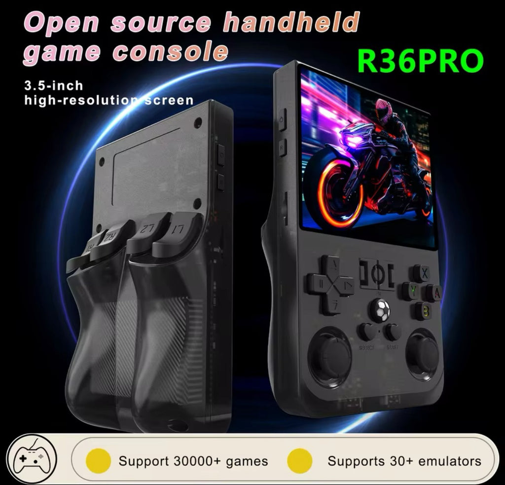 R36S Retro Handheld Video Game Console Linux System 3.5 Inch IPS Screen