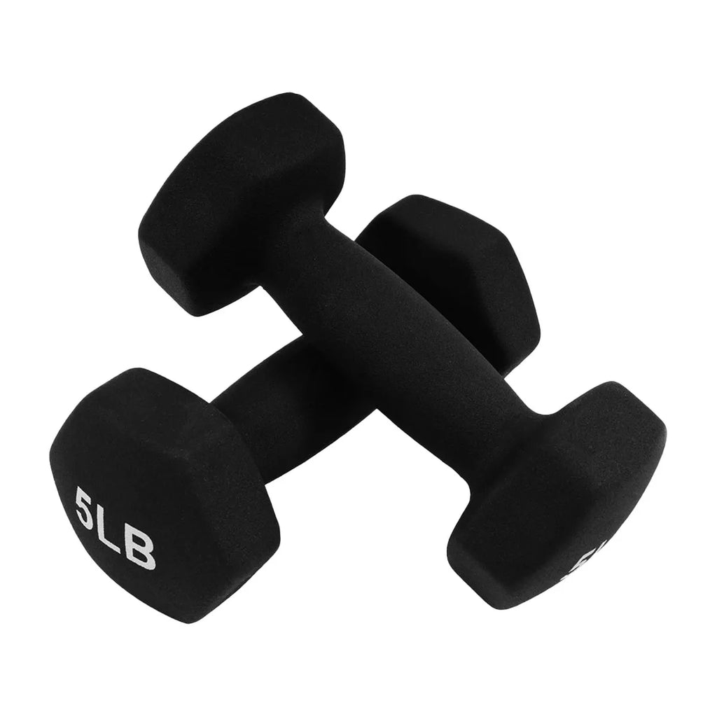 Balancefrom Fitness 110 Pound Neoprene Coated Cast Iron Dumbbell X Elite Exercise Workout Set with Stand, 10 Pairs of 1 to 10 Pound Weights, Black