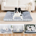 Washable L Dog Bed for Large Dogs with Anti-Slip Bottom, Premium Foam Pet Pad for Crate for Large Medium Small Sized Puppies(Grey) (Copy)