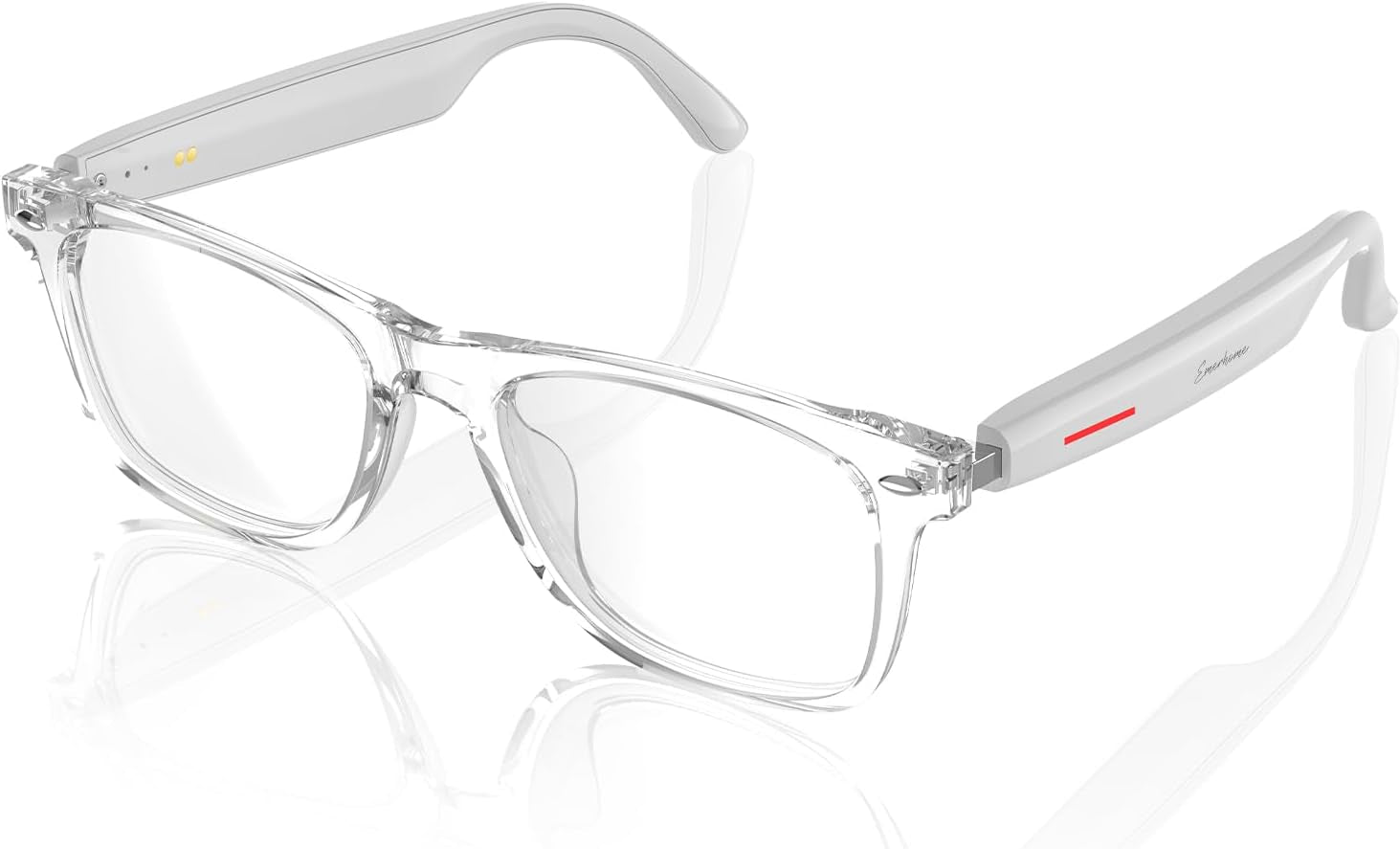 Smart Bluetooth Glasses | AI Voice Assistant, Lightweight, 8-Hour Battery Life, Auto Pairing, Touch Control & Stereo Sound for Calls & Music